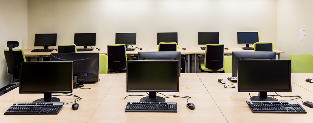 Room full of computers